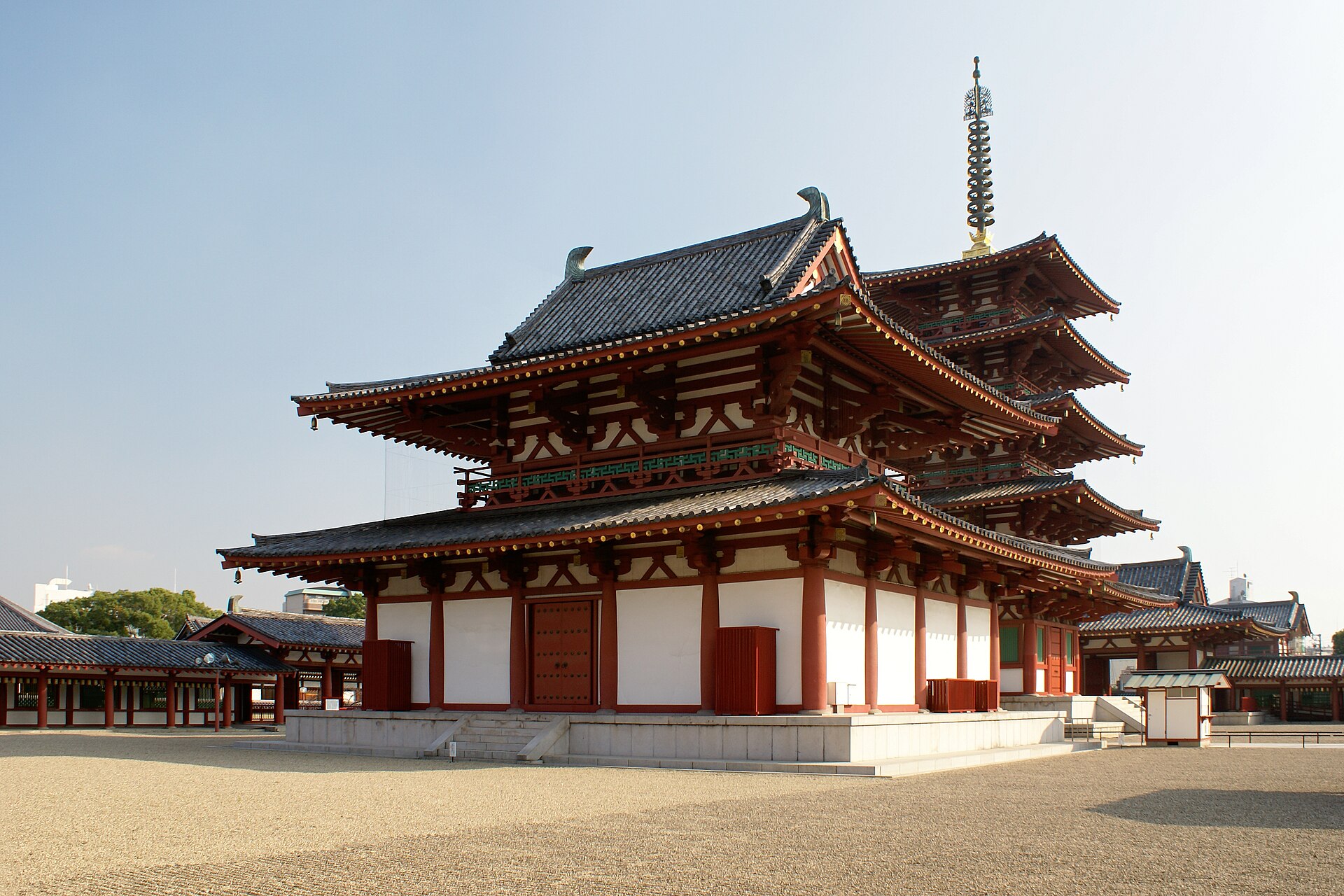 Shitennoji today, from Wikipedia